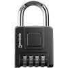 Padlock with Combination Code - Heavy Duty Weatherproof 4 Digit