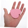 minkissy 10pcs Compressed Heart Facial Sponge Cleansing Sponges Makeup Removing