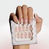 Celebritips Uñas Postizas Decorativas | Esmalte Francés Clásico, Uñas Cortas