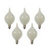 Holiday Bright Lights Indoor/Outdoor Tear Drop Light Replacement Bulbs White