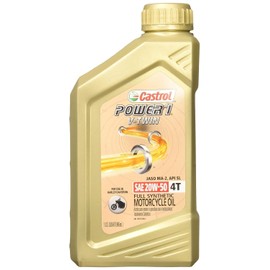 Castrol Power RS V-Twin 20W-50 Full Synthetic 4-Stroke Motorcycle Oil (06116)