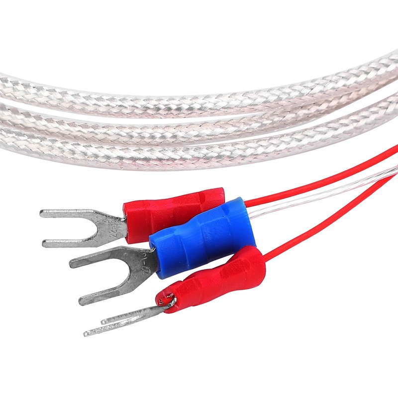 Temperature Sensor Probe PT100 Thermistor Temperature Measuring Probe Round Hole
