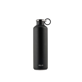 EQUA Smart Water Bottle - 23 oz - Bluetooth Connection with App and Light Signal Reminders - Double-Walled Vacuum Insulated Stainless Steel Flask - Metal Lid, Grey, MT 16