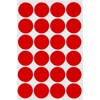 Sticker Red 25mm Round Stickers - 1" Glue Dots 1200