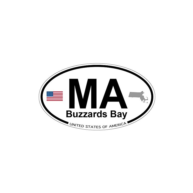 US Decal, Inc. Buzzards Bay, Massachusetts Oval Sticker