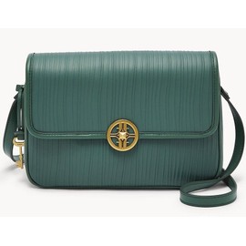 Fossil Jasmine Flap Crossbody Shoulder Bag Green Leather SHB2884297 NWT $180 FS