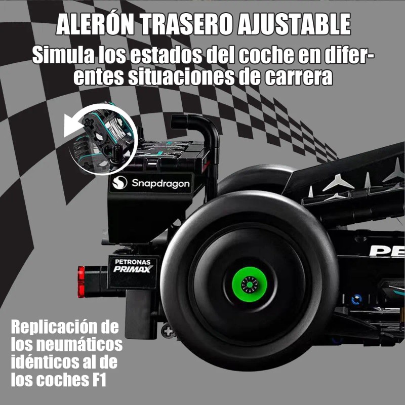 Juego De Bloques Construcción Deportivos F1 Y Carreras 1:8 1642