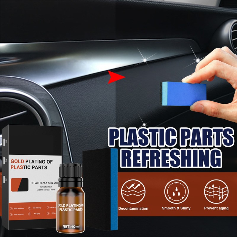 10ml Car Plastic Parts Care Agent Long Duration Plastic Parts