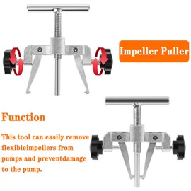 XXXCARXXX 660040-1 Stainless Steel Impeller Puller Removal Tool for Jabsco Pump Impeller 2-1/4" to 2-9/16"