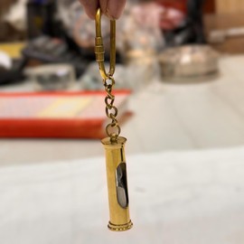 THE HOME DECOR Brass Key Chain Collectible Marine Nautical Key Rings 3 Inch Send Timer Key Chain 3 Inch