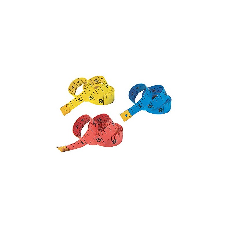 Tape Measure - 12 Pieces - Educational and Learning Activities