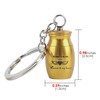 TOCCOOL Mini Cremation Urn Keychain, Compact Bone Ash Container, No