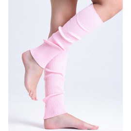 AWS/American Made Pink Knitted Leg Warmers for Women and Girls 1 Pair