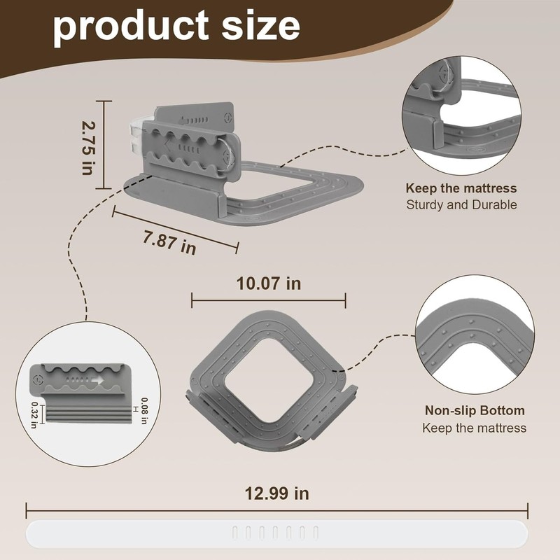 Bed Sheet Holder, Fitted Sheet Holder, Lock Bed Sheet Clips
