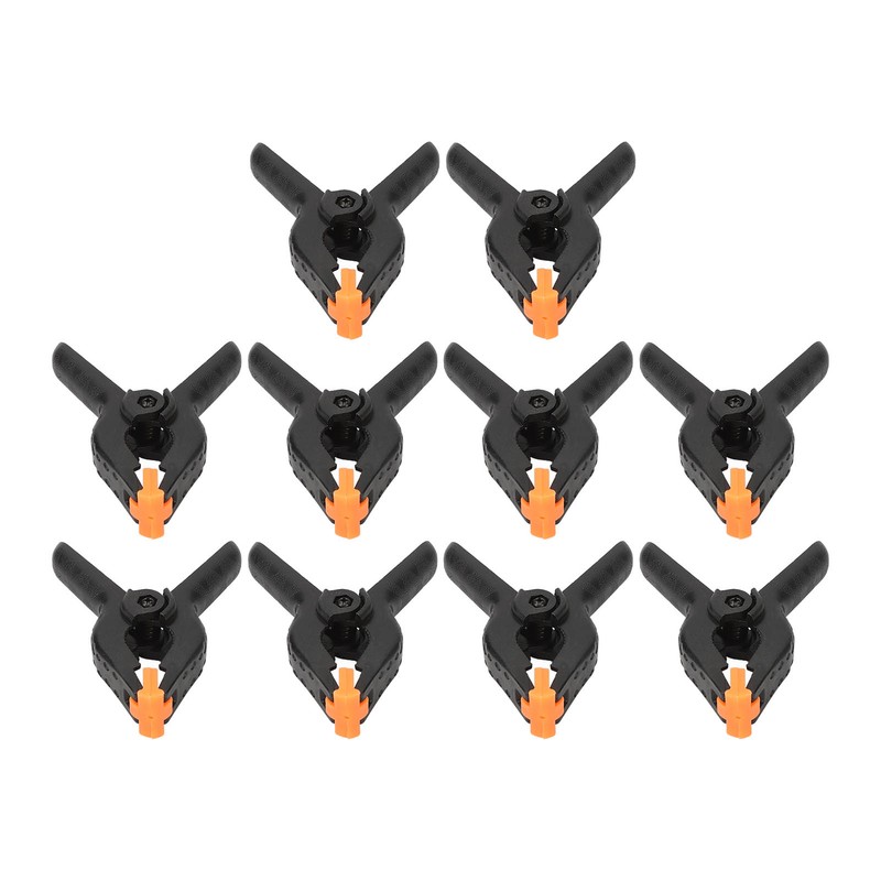 10Pcs Spring Clamp Plastic Clip Fixture Repair Fastening Tool Set