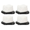 4pcs Handheld Vacuum Cleaner Filter High Strength Efficient Dust Cup
