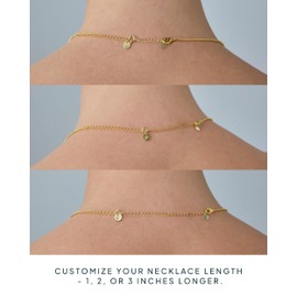 PAVOI 14K Gold Plated Necklace Chain Extenders Pack for Women - Set of Three Gold Necklace Extenders Bracelet Extension with Spring Ring Clasp - 1, 2, 3 Inch, Yellow Gold, No Gemstone
