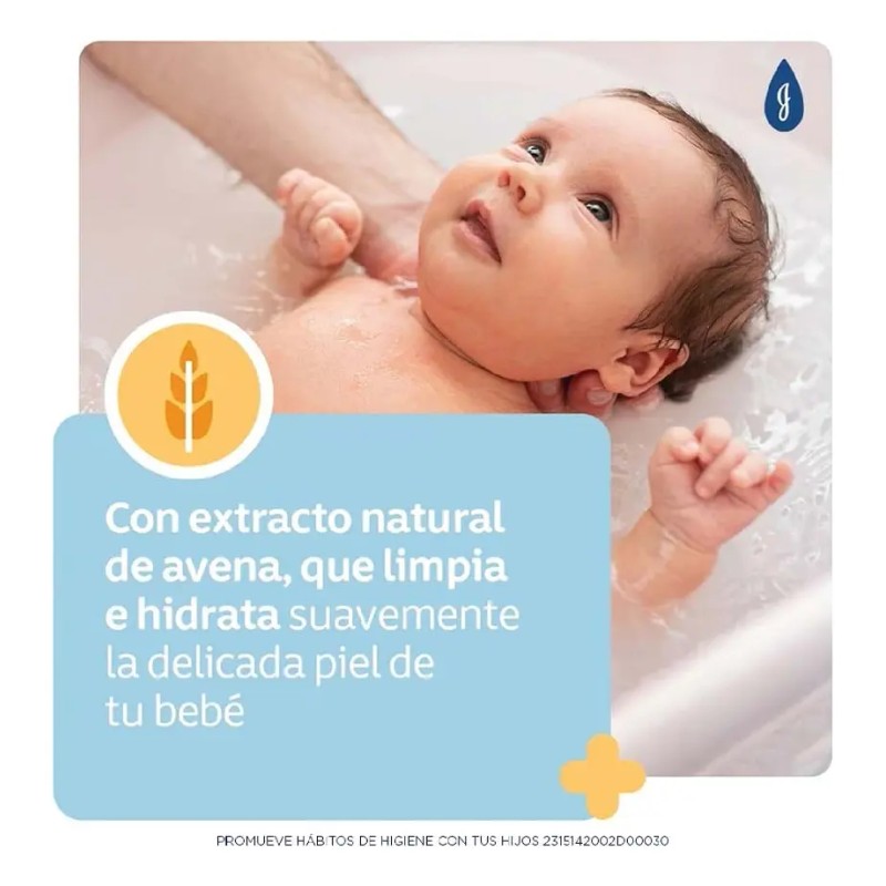 Jabón Líquido Para Bebés Johnson's Oat 400 Ml.