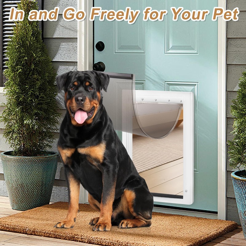 Morikey Large Dog Door Replacement Flap with Screws, Compatible with