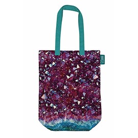 Natural History Museum Amethyst Organic Cotton Canvas Tote Bag