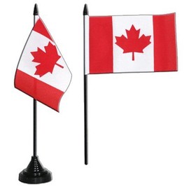 Flaggenfritze Canada Table Flag + Free Sticker