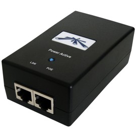 Ubiquiti Networks POE-48-24W-G PoE Adapter, 48VDC/0.5A, GigE