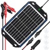 SUNER POWER Waterproof 12W 12V Solar Battery Charger & Maintainer