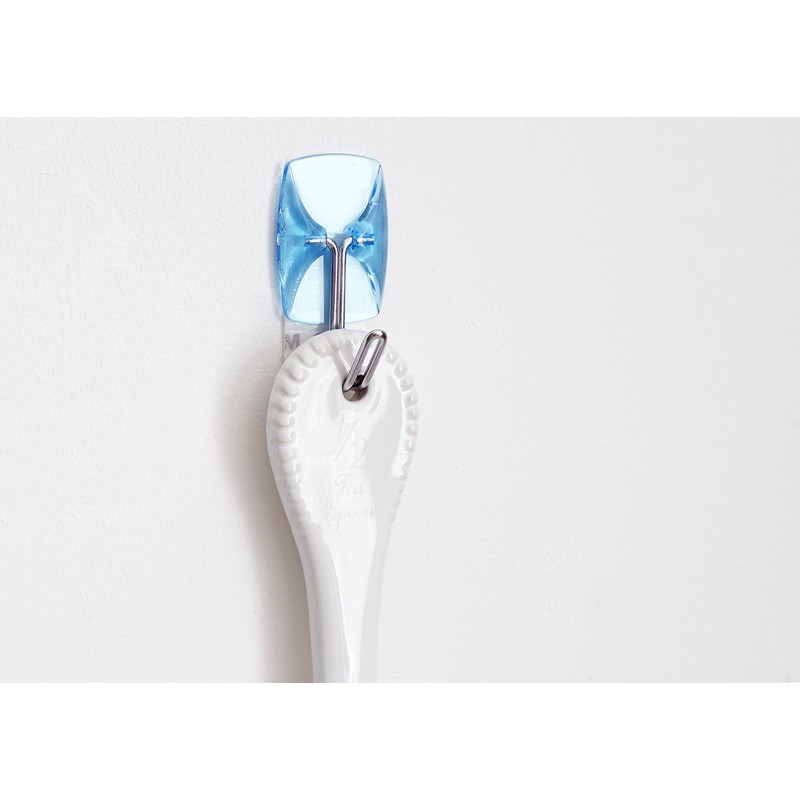 Command Wire Hooks with Strips - Small, Blue