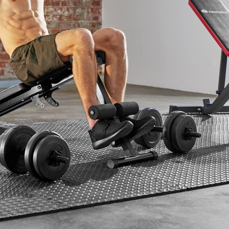 TecTake Protector mat set fitness mat | Non-slip, dirt-resistant |