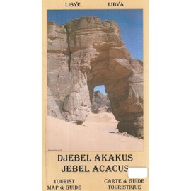 Jebel Acacus Libya Tourist Map and Guide