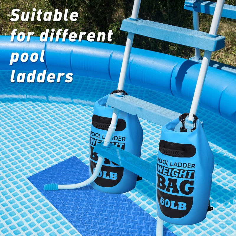 Hahood 2 Packs Pool Ladder Weights 30L Pool Step Weights