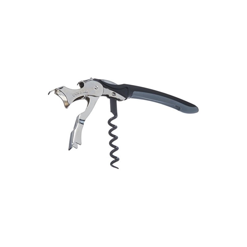 Franmara 3165-BU Soft-Touch Murano Two-Step Waiter Corkscrew with Nonstick Spiral