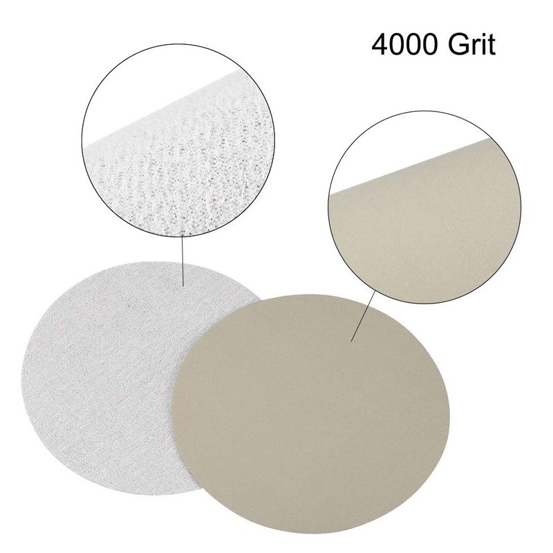 TA-VIGOR 5Pcs 125mm Wet and Dry Sanding Discs, 4000 Grit