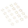 100 Pcs Paper Clips Portable Small Anti Slip Cute Star