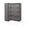 Dyncan Maximize Space with Durable Corner Wardrobe, Sturdy Iron Frame