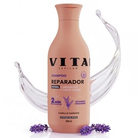 Vitacilina Shampoo Reparador, Botella de 400ml.