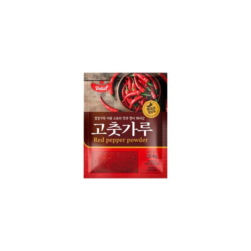 DELIEF Korean Hot Chilli Powder (Gochugaru Korean Chilli Powder) -