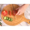 YOSHIKI Yoshiki Workshop YK-BCB1 Bamboo Cutting Board, Round, Pizza Board,