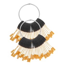 IWOWHERO Hair Sample Ring Hair Colors Ring Hairdressing 1 Set Plastic Zinc Alloy Buckle