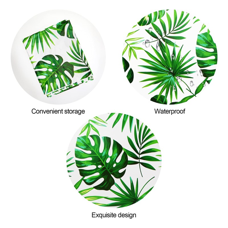 PHOGARY Hawaiian Luau Tablecloths for Party Decoration, Jungle Party Rectangular