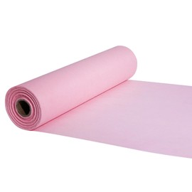 FRKOKRFA Fleece Table Runner, Pink, 25 m x 30 cm, Decorative Table Runner, Table Decoration, Table Runner Roll for Birthdays, Weddings, Christenings, Communion and Other Celebrations