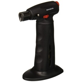 BonJour Chef’s Tools Butane Culinary / Crème Brûlée Torch, Black Aluminum
