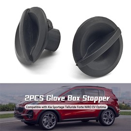Meyffon 2Pcs 84523-B1000 Glove Box Stopper Compatible with Kia Sportage Telluride Forte NIRO EV Optima Replace 84523-B1000TRY