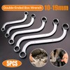 AIMALL 5-Piece S-Style Double-Ended Ring Wrench Set – U-Shaped C-Shaped