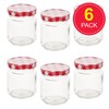 Baker Ross FN238 Glass Storage Jars - Pack of 6,