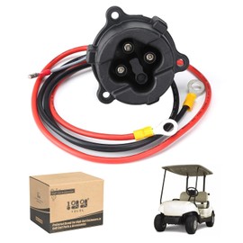 10L0L Golf Cart 48V Charger Receptacle for Yamaha G29 Electric 2011-up Golf Buggy - DC Powerwise Receptacle Replace with Cord, Replace Part OEM JW9-H6181-00-00