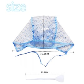 8 Pieces Disposable Hair Highlighting Cap and 4 Hook Needle for Highlighting Dye and Coloring