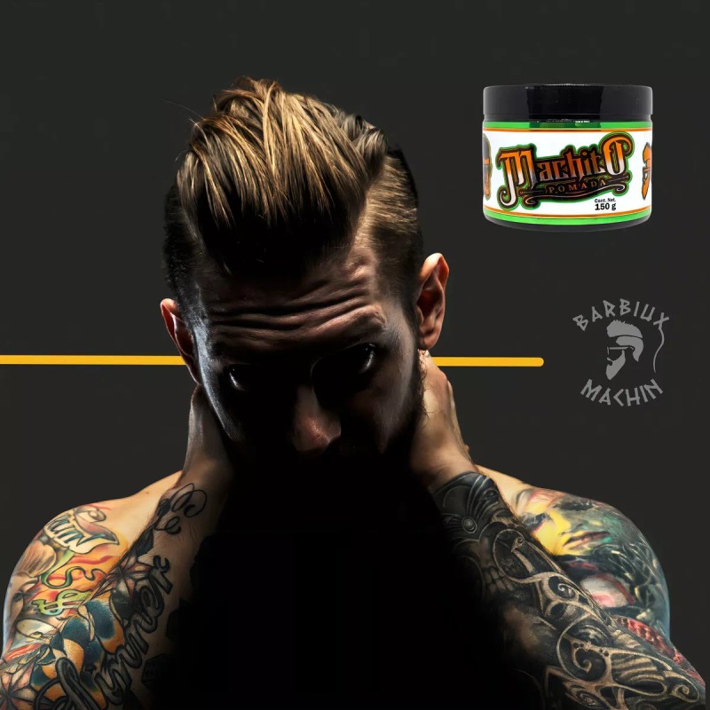 Barbiux Pomada Para Peinar Fijacion Brillo Cabello Barba 150gr