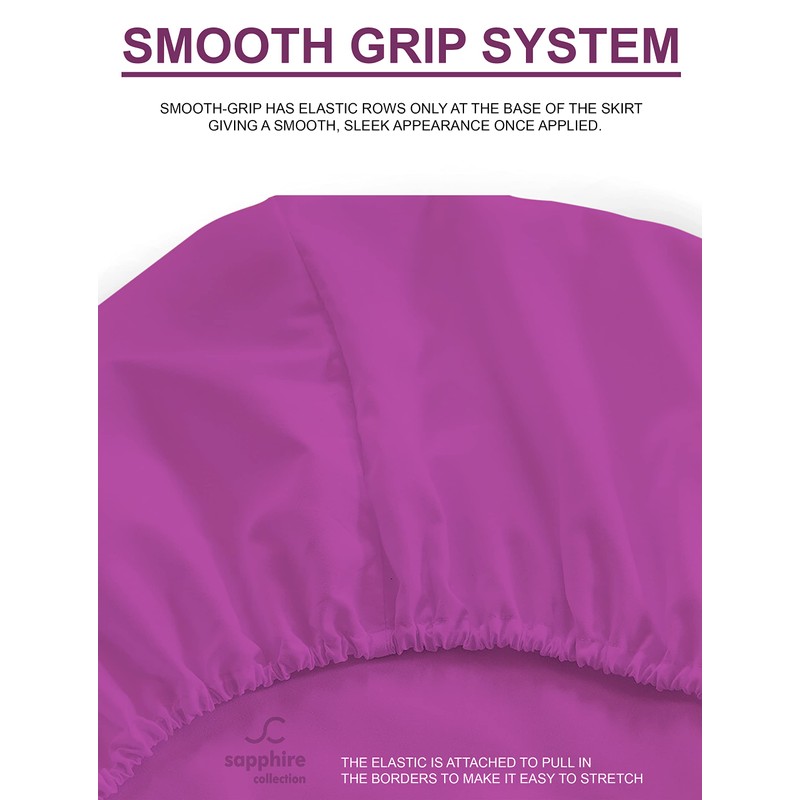 Sapphire Collection Fitted Sheet Non Iron Percale 180 Thread Count