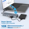 HOPDAY USB C Docking Station, 10 Ports USB C Hub